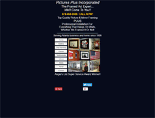Tablet Screenshot of framedartexpert.com